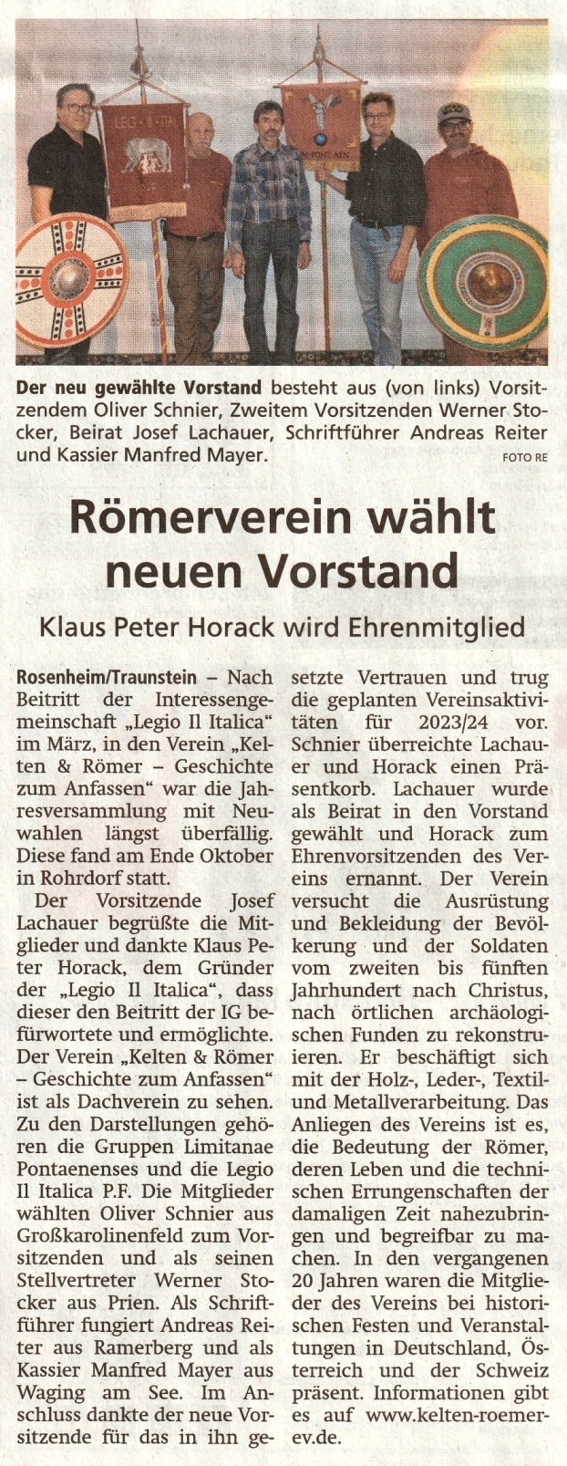 Neuer Vereinsvorstand